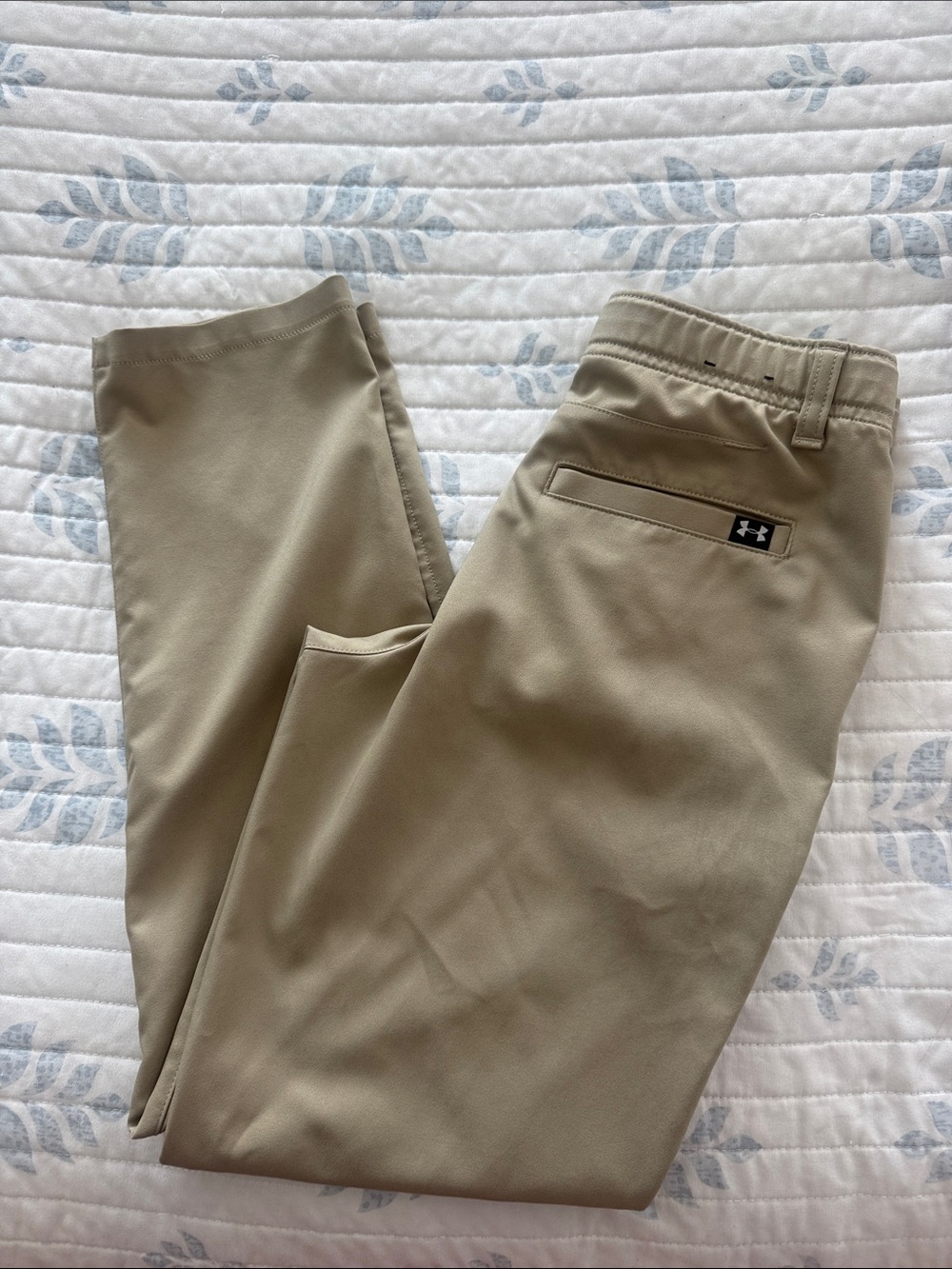 Youth Khaki Straight-Leg Pants